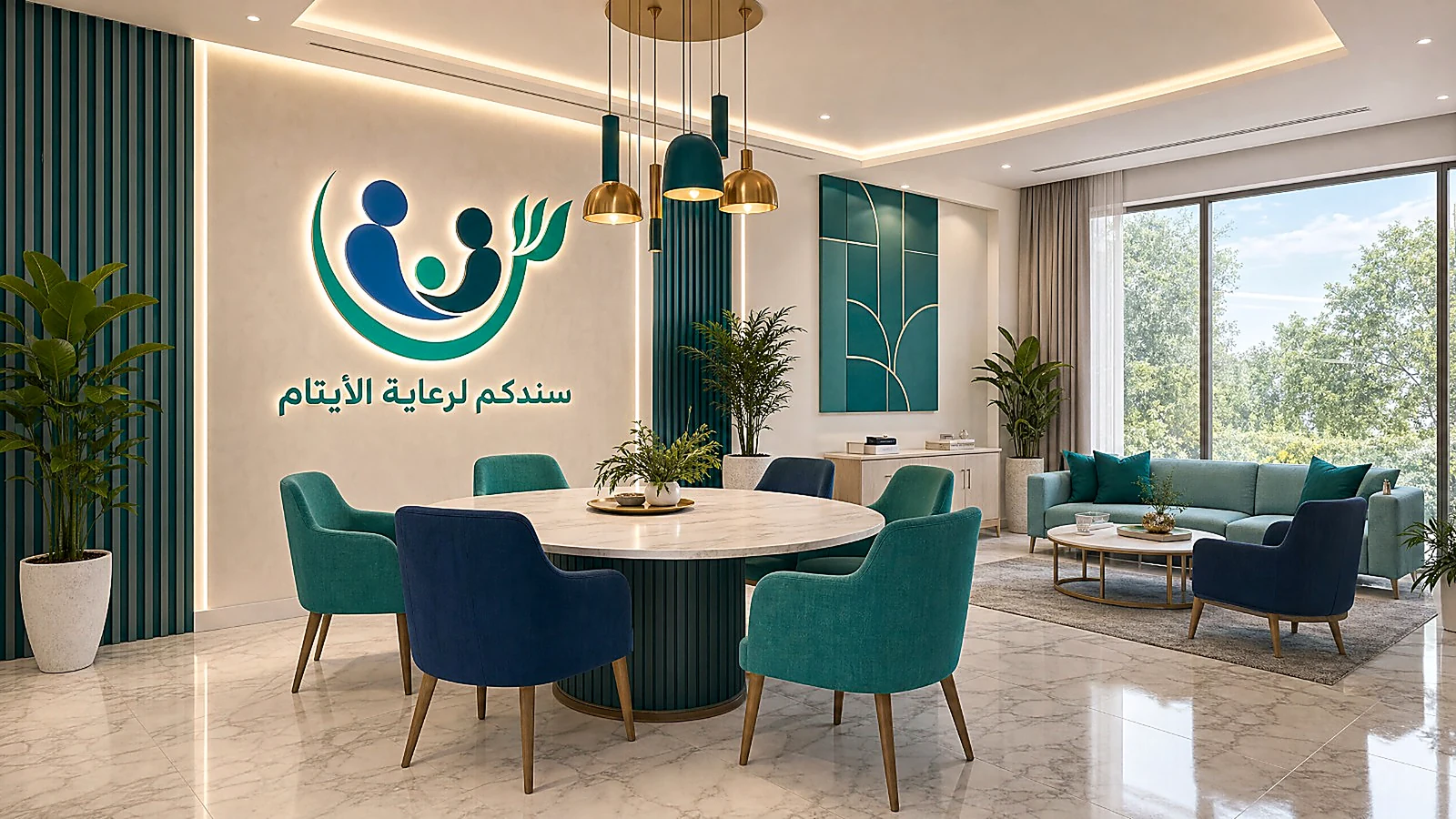 مقر جمعية سندكم المجهز لخدمة المستفيدين